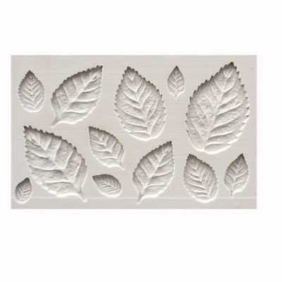 Khuôn silicon làm rau câu 12 lá hoa hồng lớn, nhỏ - Mã số 1089