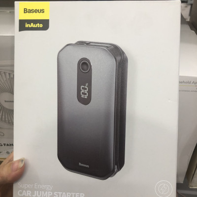 Bộ pin sạc dự phòng kích ắc quy ô tô Baseus Super Energy Car Jump Starter Pro (12000mAh, 5V-3A)Hàng Nhập Khẩu