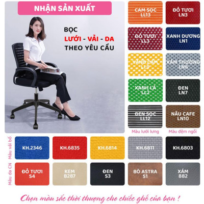 Ghế phòng họp chân quỳ bọc da SMLIFE Martha