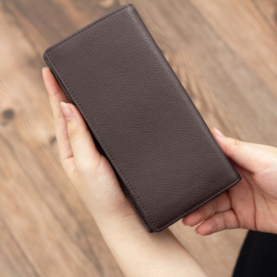 Ví dài VICTOR - Da bò hạt | Anh Tho leather