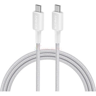 Cáp USB Type-C to Type-C Anker 322 Nylon Cable III 60W 0.9m A81F5/1.8m A81F6 - Hàng chính hãng