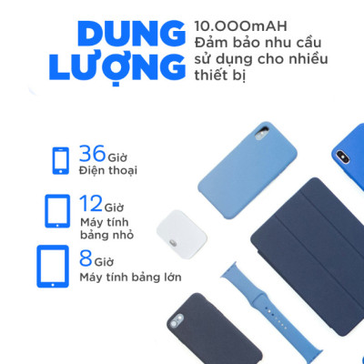 [ Hàng Chính Hãng ] Pin sạc dự phòng không dây Energizer QE10009PQ 10000mAh - Sạc Nhanh PD - BH 12 tháng
