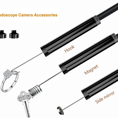 Quà Tặng Trị Giá 299K - Hàng Chính Hãng Camera Nội Soi Công Nghiệp F220 Độ Dài 5m - Đường Kính Camera 5.5mm - Chống Nước IP67 - LED  - Hành Ảnh Độ Phân Giải HD - Tích Hợp  WiFi - Tương Thích HĐH Android iOS