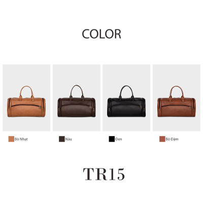 Túi du lịch Lata ( Thời trang nam, nữ tiện lợi cỡ lớn - Túi da TR15 )