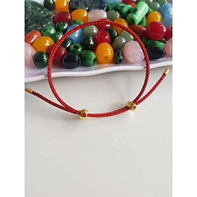 Dây thun Đỏ dẻo phối vòng tay hạt lu thống  Size dây đỏ 2mm   Nữ đã có hạt lu thống thì đây chính là sợi dây thun phối với hạt lu thống đeo xinh ạ