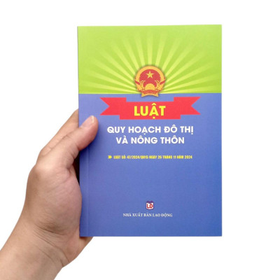 Sách - Luật Quy Hoạch Đô Thị Và Nông Thôn
