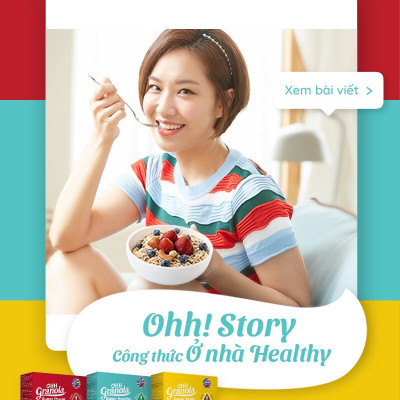 Combo 2 hộp Ngũ cốc Ohh Granola dòng Supper Power 500gram