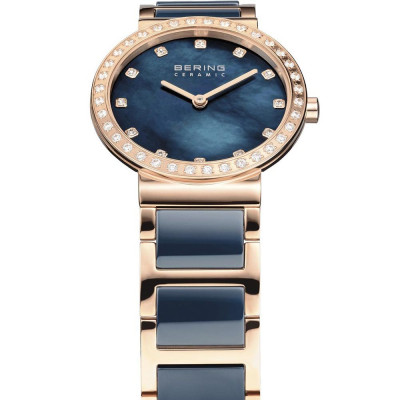 Đồng Hồ Nữ Bering Ceramic Màu Xanh Dương 10729-767