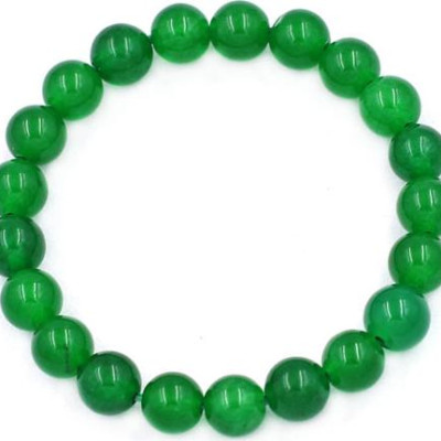 Chuỗi hạt đeo tay Thạch Anh Xanh Lá 8 ly 21 hạt - hợp mệnh Hỏa, mệnh Mộc
