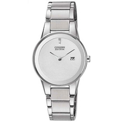 Đồng Hồ Nữ Citizen Dây Thép Không Gỉ GA1050-51A - Mặt Trắng