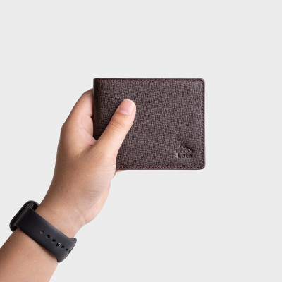 Ví nam da bò Lata ( Thời trang nam - Ví da thật LVN92 )