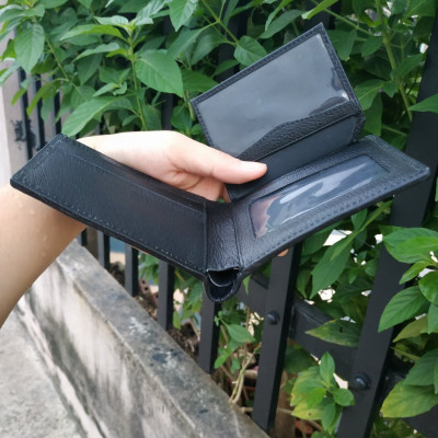 Ví Da Cá Sấu [VÍ NGUYÊN CON NHỎ CAO CẤP] Để Vừa Giấy Tờ Cũ. Thiết Kế Dáng Ngang Tiện Dụng