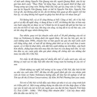 Nước Vẫn Chảy Dưới Chân Cầu Mụ Kề