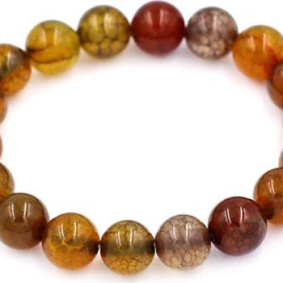 Vòng tay chuỗi hạt đá vân rồng 10 ly 18 hạt