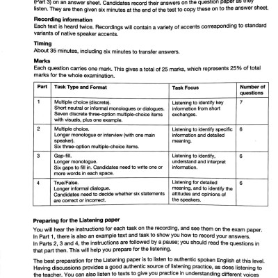 Cambridge Preliminary English Test 7 Student