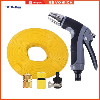 Bộ dây và vòi xịt rửa xe tưới cây tăng áp 20M(cút đồng nối 713-1) 206817