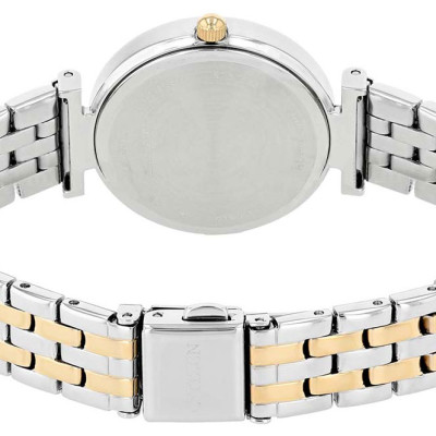 Đồng Hồ Nữ Citizen Đính Đá Swarovski Dây Thép Không Gỉ ER0216-59D - Mặt Xà Cừ