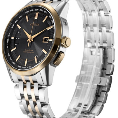 Đồng Hồ Nam Citizen Đa Chức Năng Dây Thép Không Gỉ CB0156-66E - Mặt Đen (Sapphire)