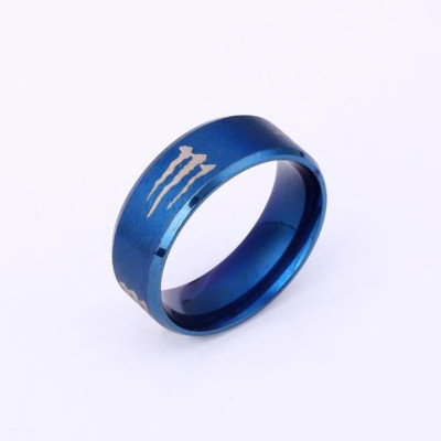 Nhẫn titan nam - Nhẫn nam inox nhiều màu cao cấp thời trang thép không gỉ trangsucpt chữ M Cao Su