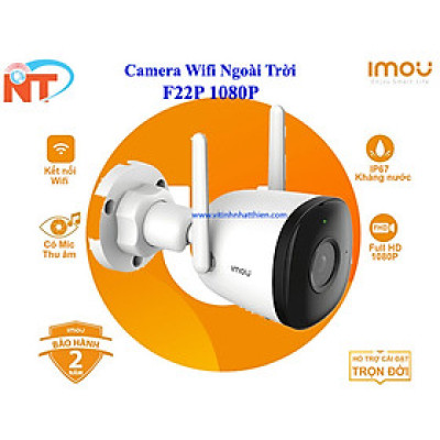 Camera IP Wifi Ngoài Trời IMOU IPC-F22P 1080P - Hàng Chính Hãng