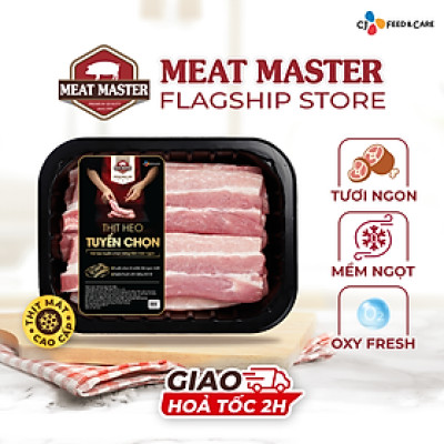 Ba rọi rút sườn BBQ Meat Master  (400g/khay)