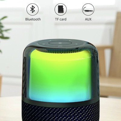Loa WiWU P50 Max Dành Cho Các Thiết Bị Có Kết Nối Bluetooth Sự Kết Hợp Của 3 Loa Nsfeb Mang Đến Hiệu Ứng Rạp Chiếu Phim Vòm 360 Độ - Hàng Chính Hãng