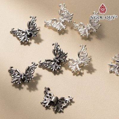 Charm bạc hình con bướm - Ngọc Quý Gemstones