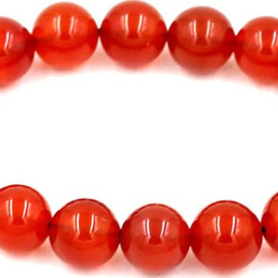 Vòng tay chuỗi hạt mã não đỏ 12 ly 17 hạt