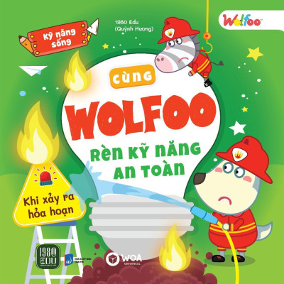 Sách - Cùng Wolfoo Rèn Kỹ Năng An Toàn - Combo 6 Cuốn - 1980 Books