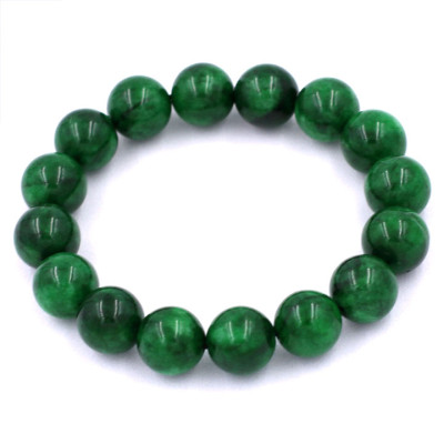 Vòng tay chuỗi hạt cẩm thạch Đông ninh 12 ly 16 hạt