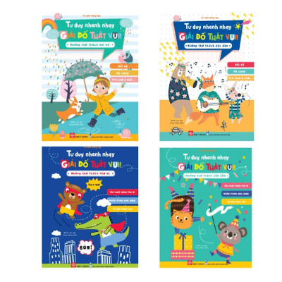 Sách - Tư Duy Nhanh Nhạy, Giải Đố Thật Vui -Cho Bé 3 - 6 Tuổi - Đinh Tị Books