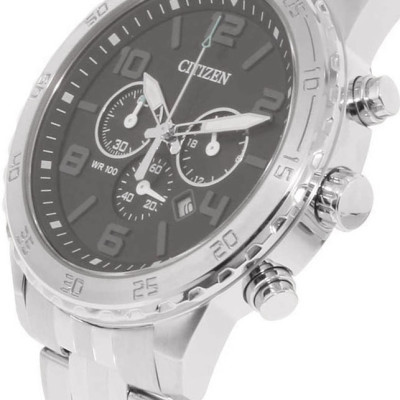 Đồng Hồ Nam Citizen Dây Thép Không Gỉ AN8130-53E - Mặt Đen