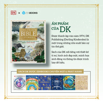 Sách - Những Câu Chuyện Kể Hay Nhất Trong Kinh Thánh : 300 trang sách tranh tái hiện toàn bộ Cựu Ước và Tân Ước