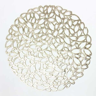 Tấm đế lót bàn ăn hình tròn Echo Flower Ø33cm - Hàng Nội Địa Nhật Bản