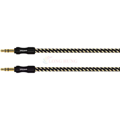 Cáp AV nối dài 3.5mm dây dù Philips Audio Cable SWA9234B - Hàng chính hãng