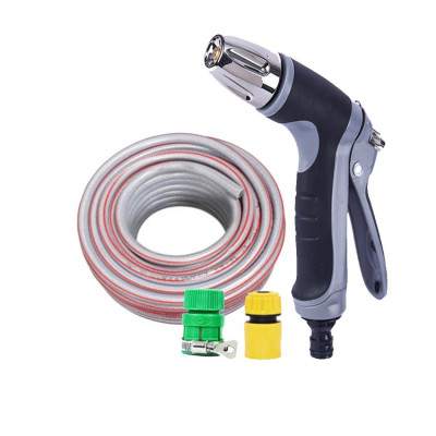 Tưới cây rửa xe Bộ dây và vòi xịt tăng áp lực nước 300% loại 30m cút nhựa,nối nhựa 206817