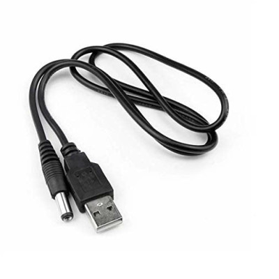Cáp sạc cáp nguồn DC 5V USB to 3.5mm Dây nguồn 1 đầu USB ra đầu tròn cỡ trung 3.5mm - Hàng Nhập Khẩu