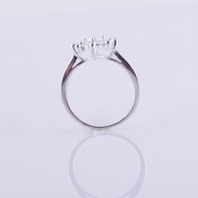 Nhẫn bạc Ý 925 Huệ Ngân - Tình yêu biển cả RR1323