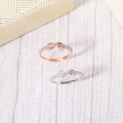 Nhẫn bạc vô cực tiny Gix Jewel N08