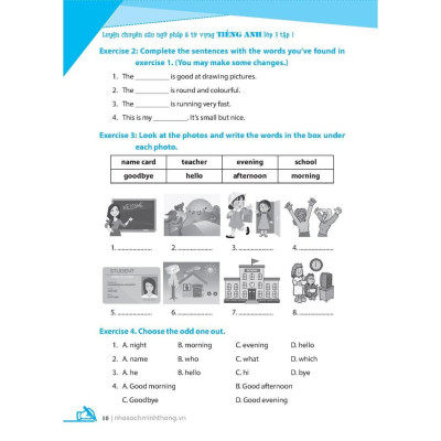 Sách - Global Success - Luyện Chuyên Sâu Ngữ Pháp Và Từ Vựng Tiếng Anh Lớp 3 - Tập 1 - Minh Thắng