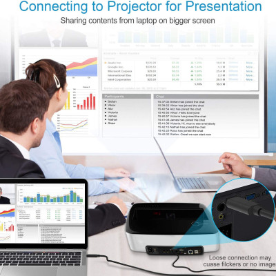 Dây cáp chuyển đổi cổng PD Type-C ra cổng HDMI chuẩn 4K dài 180cm hiệu CHOETECH CH009 cho điện thoại Macbook (Tốc độ ổn định 10Gbps@60Hz, Video chất lượng độ phân giải cao 4K) - Hàng chính hãng