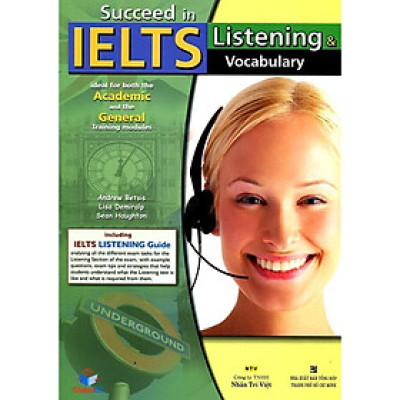 Sách - Suceed in IELTS listening & Vocabulary (Kèm CD) - Nhân Trí Việt