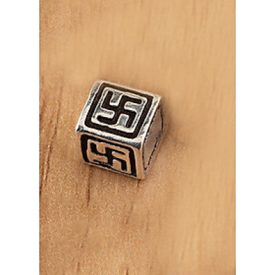 Charm bạc hình vuông xỏ ngang - Ngọc Quý Gemstones