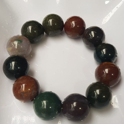 Vòng Nam Mới đá casidon size  lớn 18mm Vòng đa sắc màu sáng bóng đẹp đeo sang tay ạ Nam tất cả các mệnh đeo hợp ạ