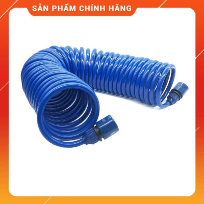 Bộ vòi xịt nước tưới cây đa năng 8 chế độ kèm dây tưới dạng lò xo co dãn 815814 loại 10m 