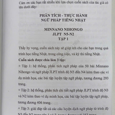 NGỮ PHÁP TIẾNG NHẬT TRÌNH ĐỘ N5-N4 TẬP 1