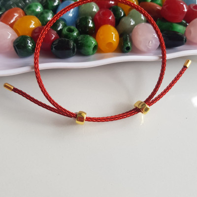 Dây thun Đỏ dẻo phối vòng tay hạt lu thống  Size dây đỏ 2mm   Nữ đã có hạt lu thống thì đây chính là sợi dây thun phối với hạt lu thống đeo xinh ạ