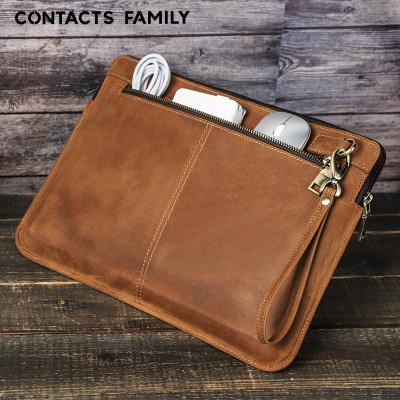 Bao Da Ngựa, Cặp Da, Túi đựng Laptop dành cho Macbook Pro 14 inch / Pro 13 inch / Air / XPS / Laptop 14 inch - Hàng Chính Hãng