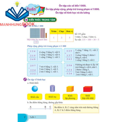 Sách - Bài Tập Tuần Toán Lớp 3 Tập 1 - Cánh Diều.
