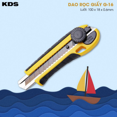 DAO RỌC GIẤY KHÓA XOAY KDS G-16